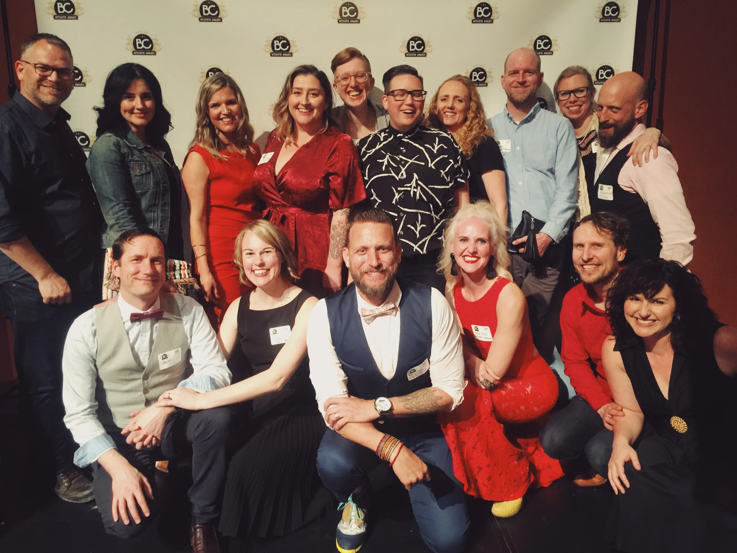 The YHM Team at the 2019 BC Wedding Awards