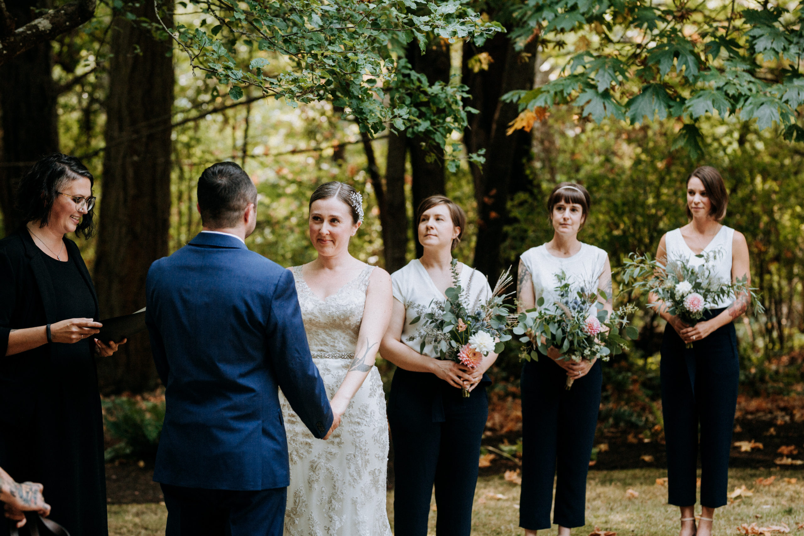 Victoria wedding with Officiant Chris-Ann from Young Hip & Married