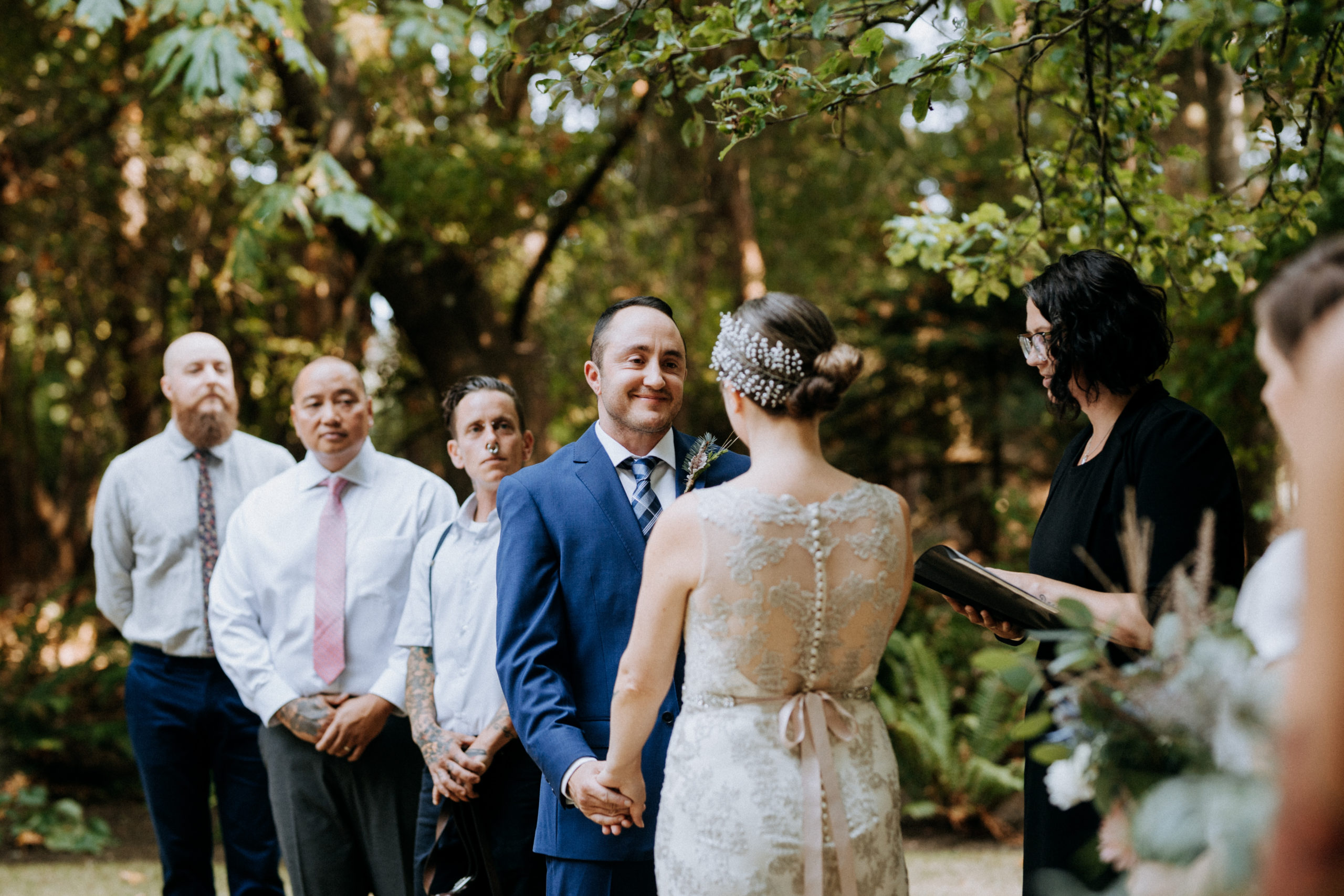 Vancouver Island wedding with Officiant Chris-Ann