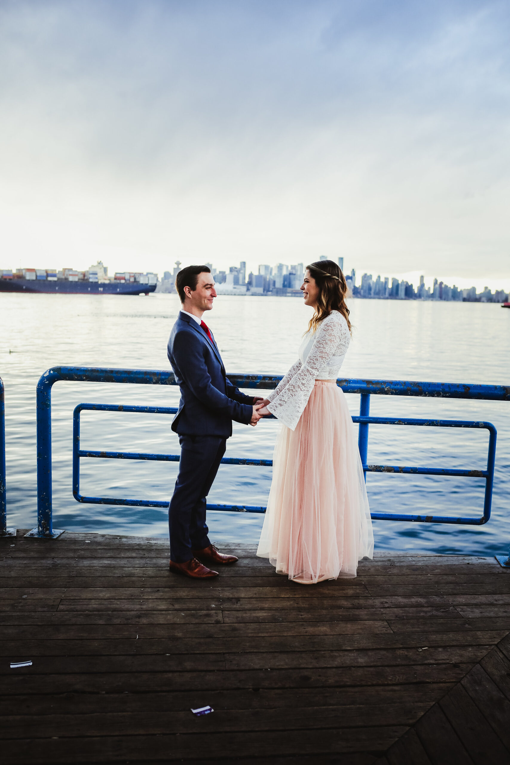 Lonsdale Quay elopement with Young Hip & Married officiants