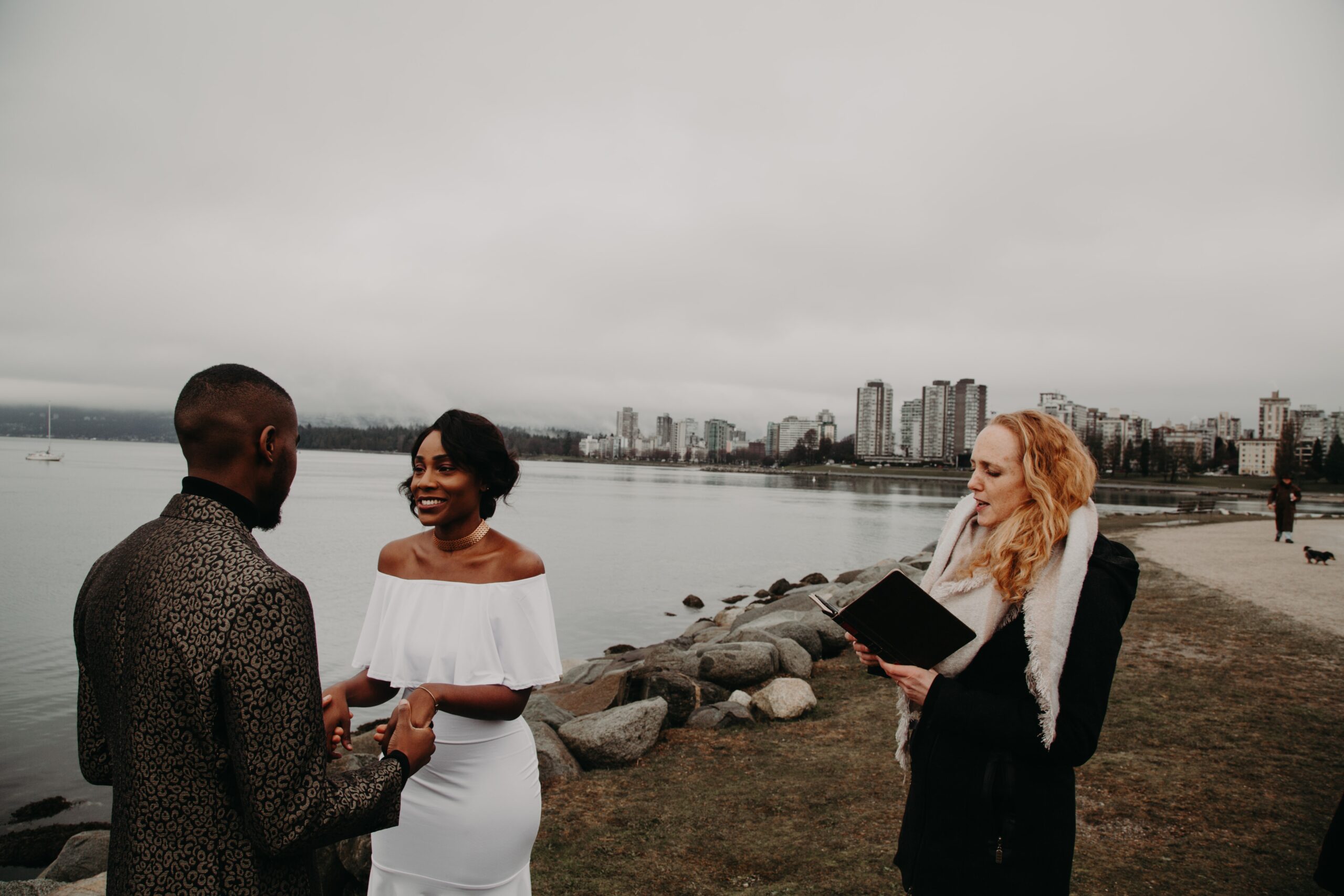 Vanier Park elopement with Young Hip & Married