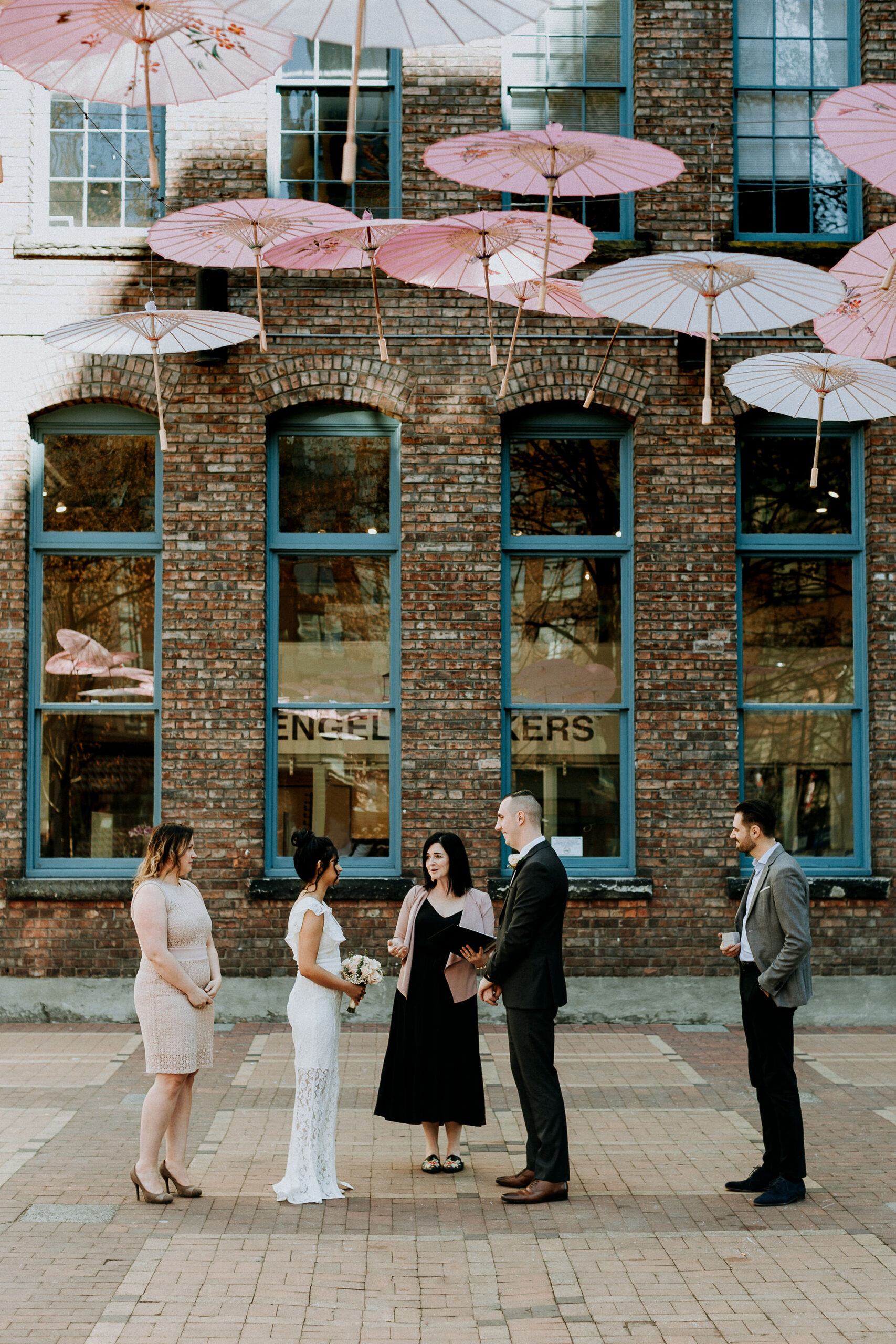 Yaletown elopement with Young Hip & Married