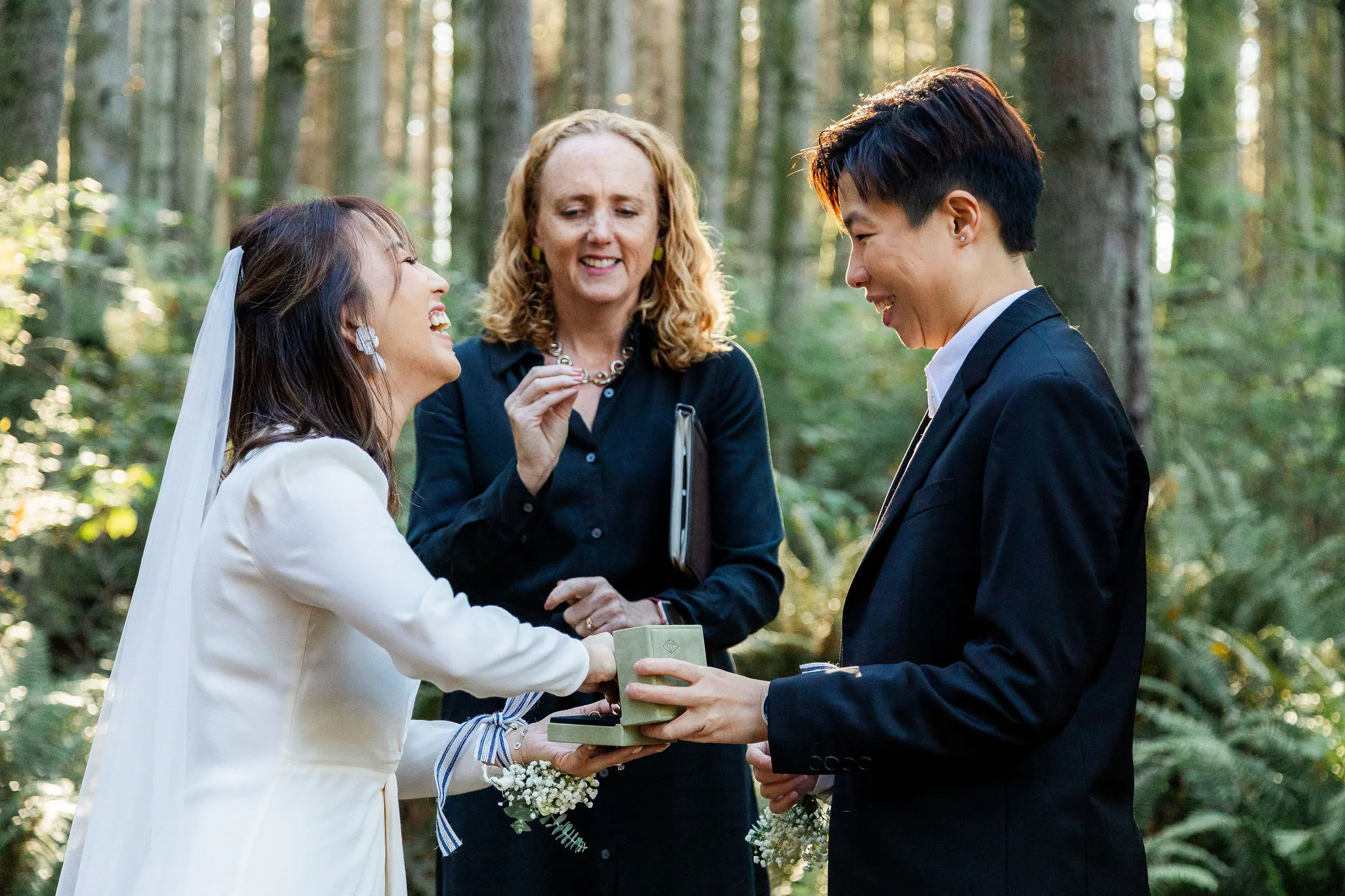 Stanley Park elopement with Young Hip & Married officiant Jane Halton