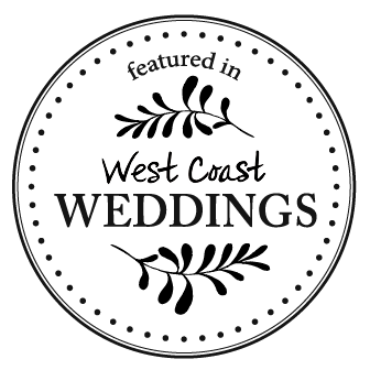 West Coast Weddings feature BW