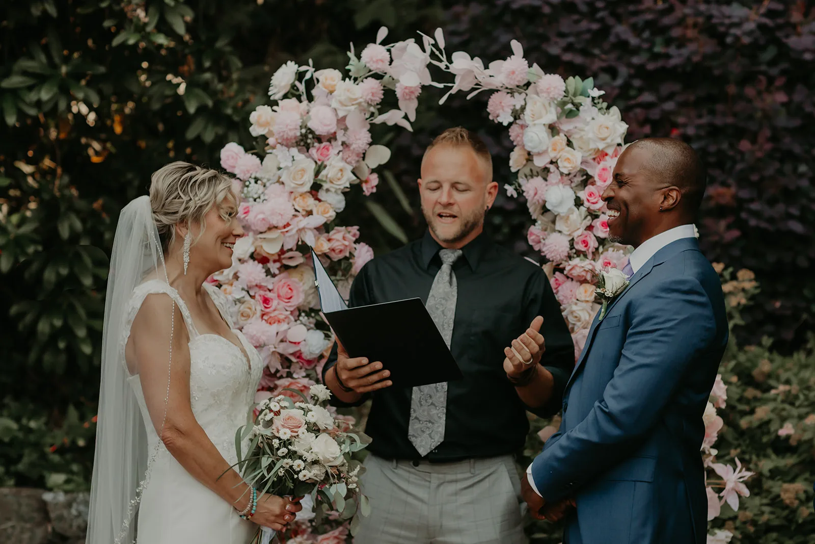 Ray and Laura's ceremony with Officiant Shawn G